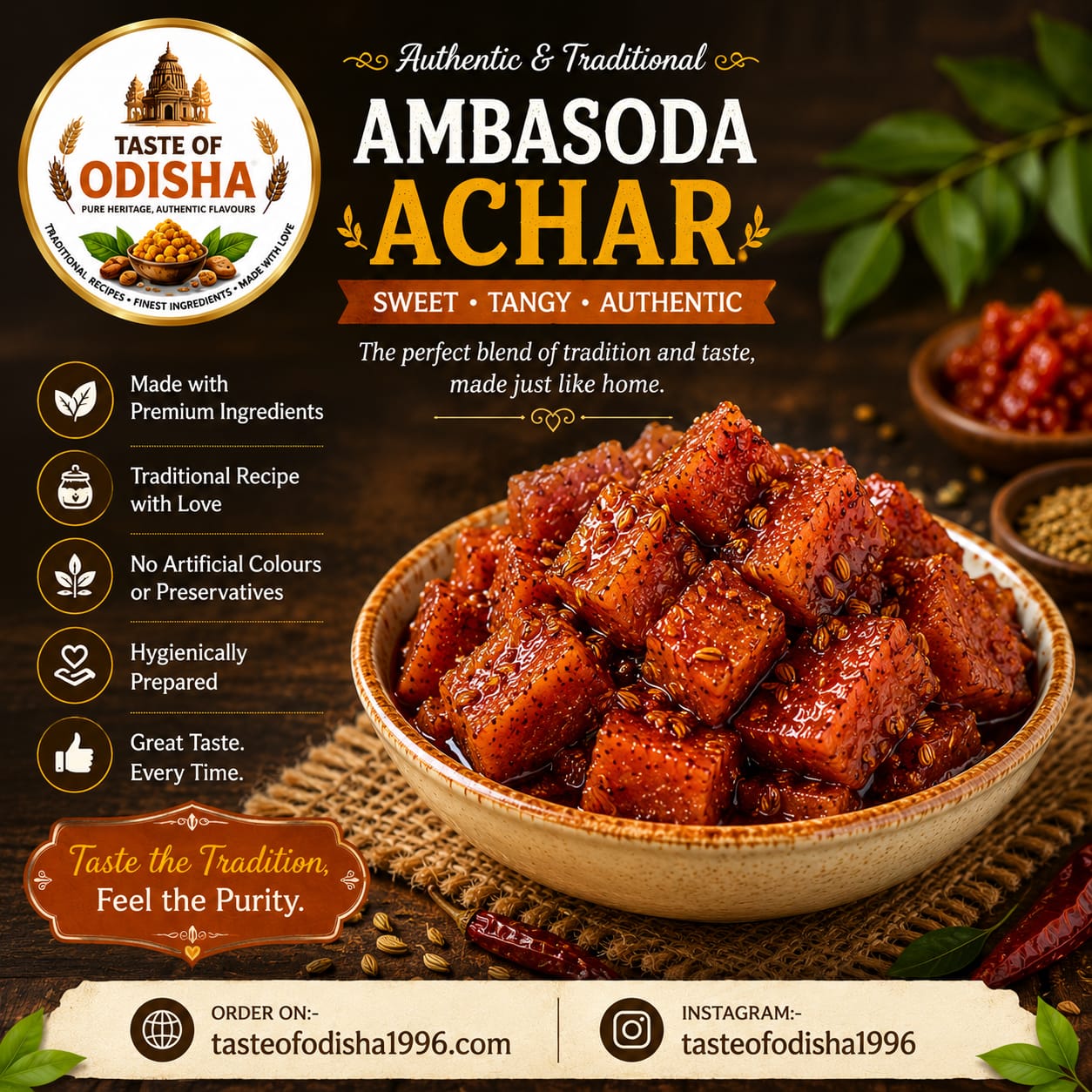 Ambasoda Achar (500g)